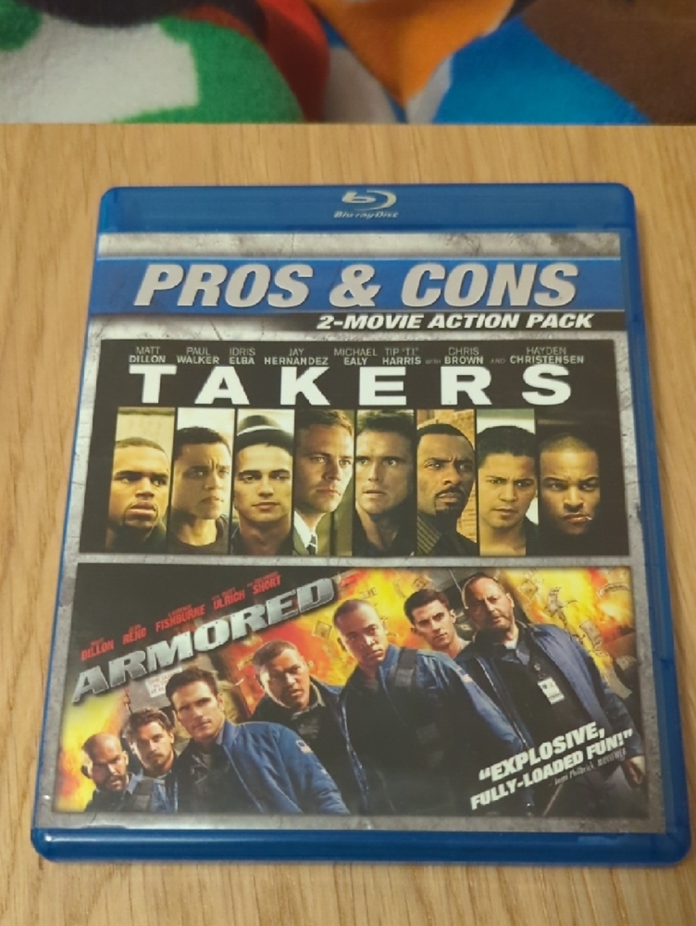 Blu-ray Pros & Cons / Takers 2-Movie Pack